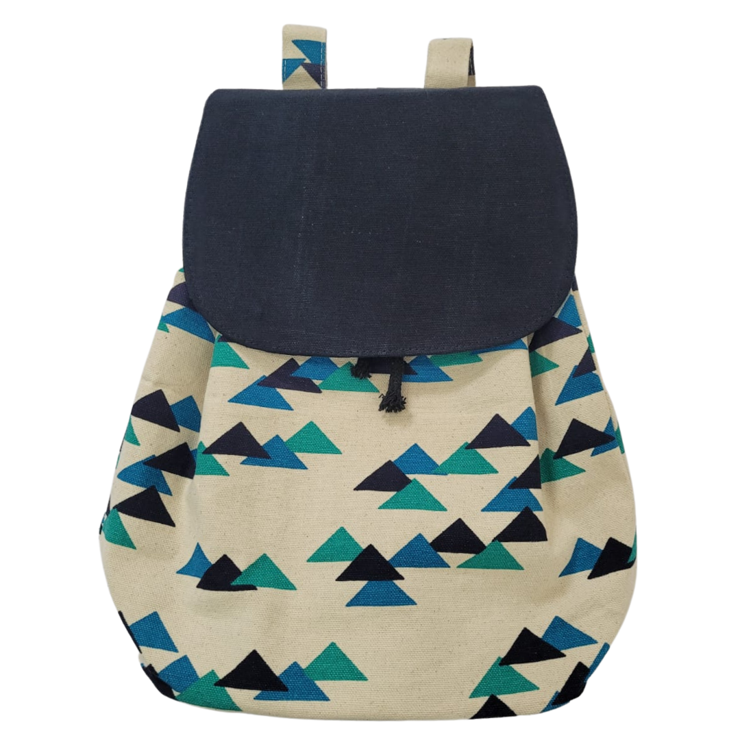 Triangle cap Mini Backpack