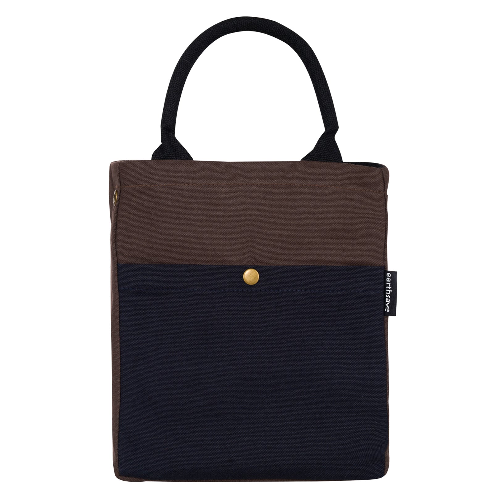 Brown-Black Lunch Bag