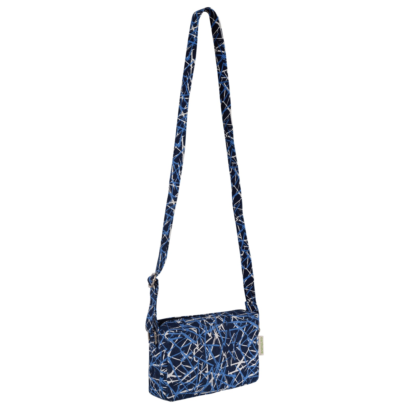 Blue Stripe Sling Bag